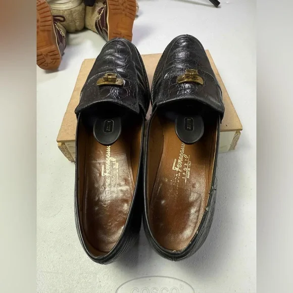 Salvatore Ferragamo Black Loafers - Picture 7 of 16